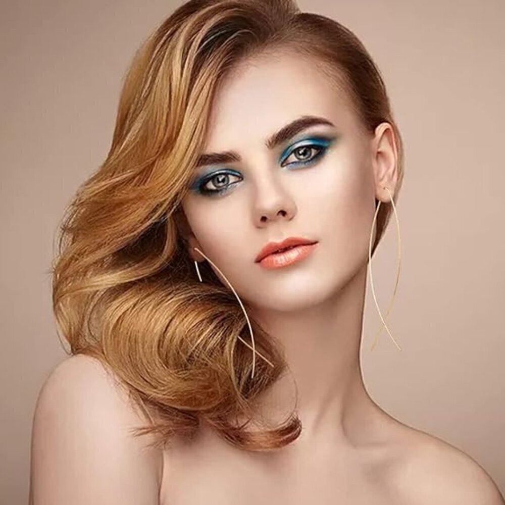 NEW Rosegold/Gold/Silver Tone Fashion Earrings Bundle 17 PAIRS INCLUDED - Picture 10 of 13